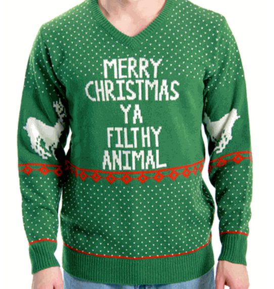 Merry Christmas Ya Filthy Animal Sweater