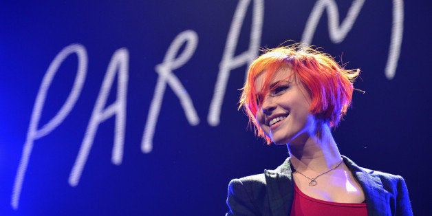 BOSTON, MA - DECEMBER 14: Hayley Williams of Paramore performs onstage during KISS 108ￂﾒs Jingle Ball 2013, at TD Garden on December 14, 2013 in Boston, MA. (Photo by Mike Coppola/Getty Images)