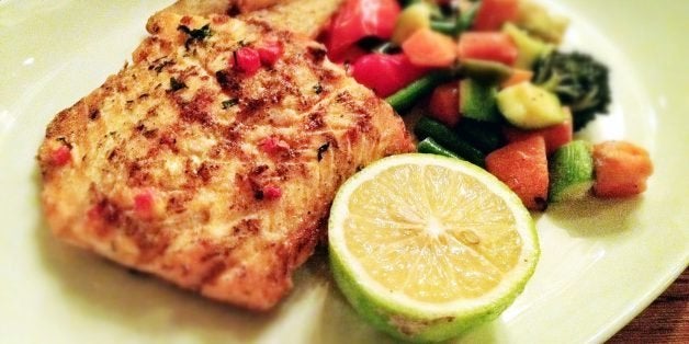 Grilled Salmon Cutlet @ Cucina Cairo