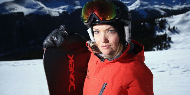COPPER MOUNTAIN, CO - DECEMBER 18: Amy Purdy poses for a portrait during a training session on December 18, 2013 in Copper Mountain, Colorado. Purdy is a a member of the US Paralymic Snowboard Team and co-founder of Adaptive Action Sports. (Photo by Doug Pensinger/Getty Images)