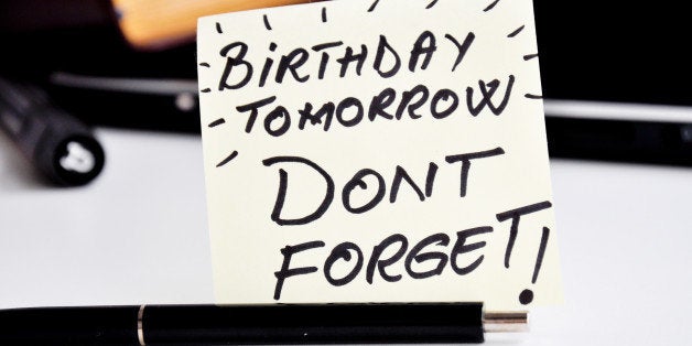 don't forget birthday