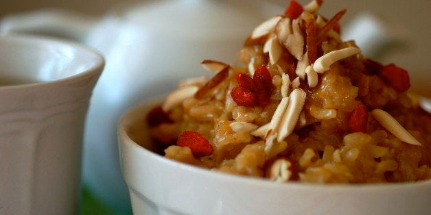 for the recipe: <a href="http://sweetbeetandgreenbean.net/2009/01/28/brown-rice-porridge/">sweetbeetandgreenbean.net/2009/01/