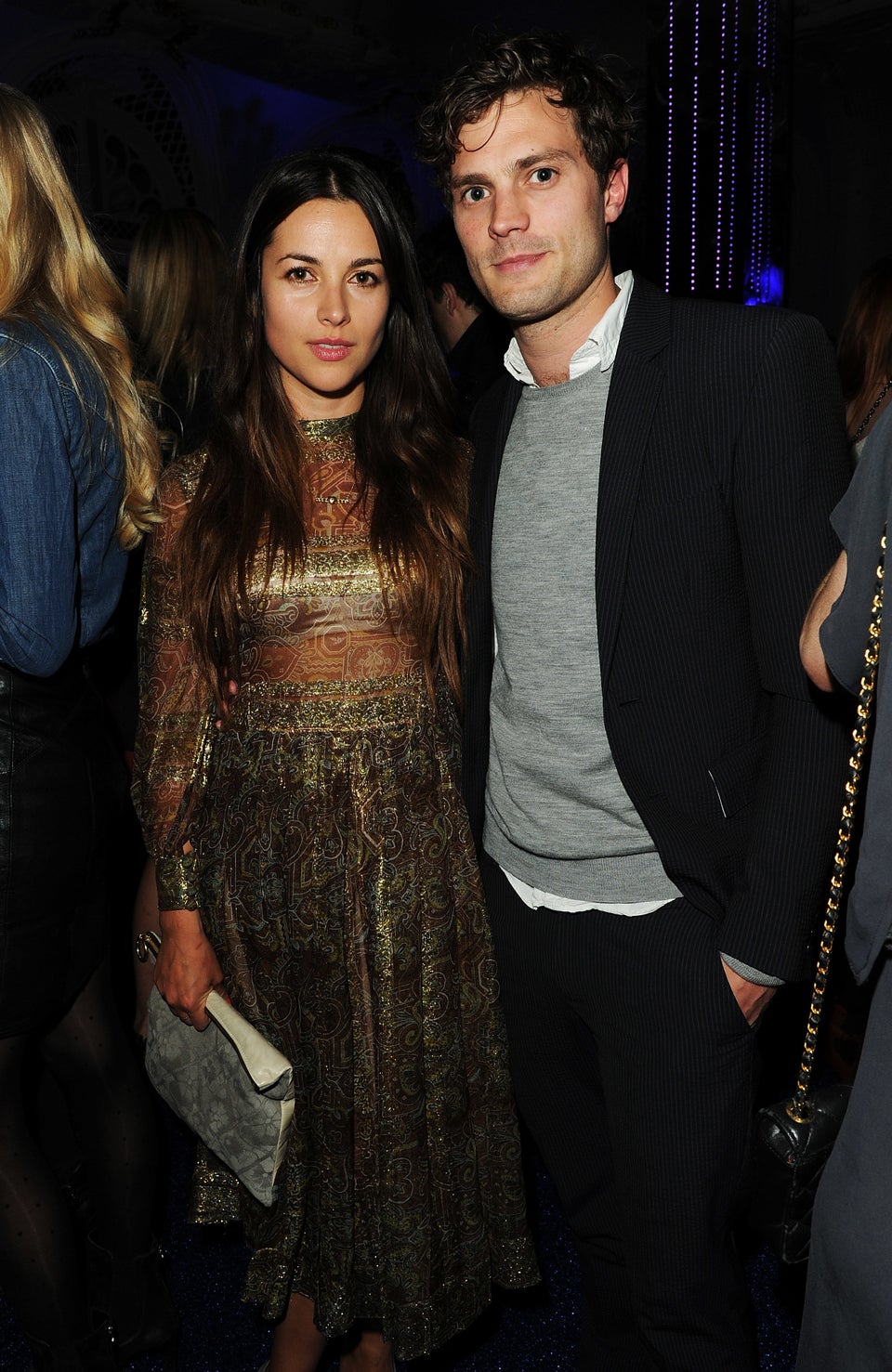 February 2013 with wife Amelia Warner