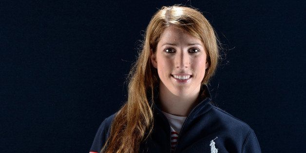 WEST HOLLYWOOD, CA - APRIL 27: Luger Erin Hamlin poses for a portrait during the USOC Portrait Shoot on April 27, 2013 in West Hollywood, California. (Photo by Harry How/Getty Images) 