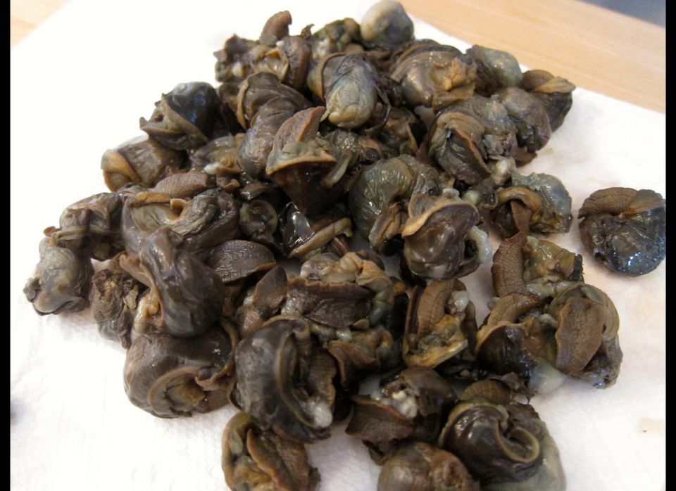 Canned snails, drained, rinsed and patted dry