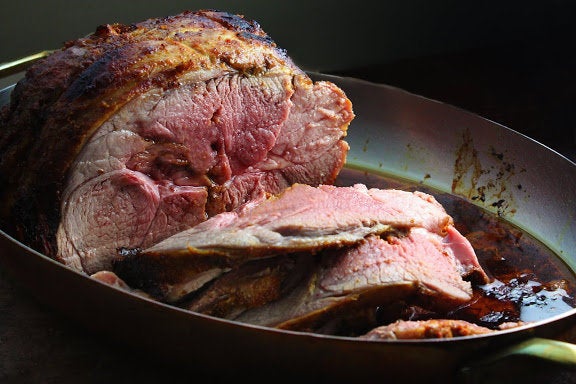 Massaman-Marinated Roasted Leg of Lamb