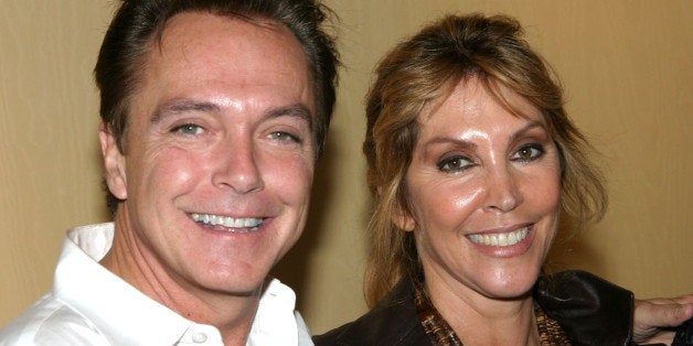 David Cassidy and wife Sue Shifrin-Cassidy during David Cassidy Visits Mother Shirley Jones and Brother Patrick Cassidy Backstage at '42nd Street' on Broadway - May 15, 2004 at The Ford Center for Performing Arts in New York City, New York, United States. (Photo by Bruce Glikas/FilmMagic)