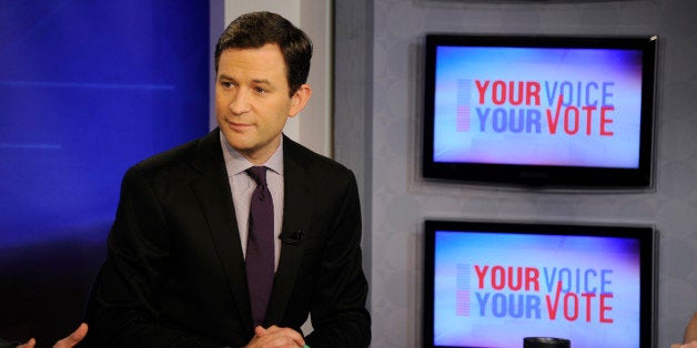 ABC NEWS - Presidential debate coverage from ABC News headquarters in New York City, 10/3/12.(Photo by Ida Mae Astute/Disney-ABC via Getty Images) DAN HARRIS