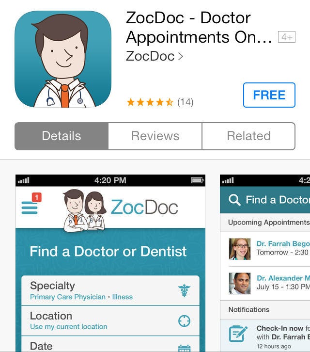 Doctor App, Find your doctor