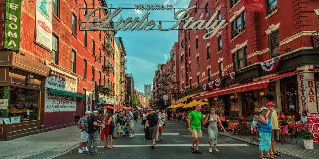 [UNVERIFIED CONTENT] Welcome to Little Italy. View down Mulberry Street Lower Manhattan, NYC. Known as Little Italy. Manhattan, New York City. Today the neighborhood of Little Italy consists of Italian stores and restaurants. Tourists & locals seek out great food, wine & pastry as they walk beside the narrow streets beneath the fire escapes of the areas turn-of-the-century tenements.