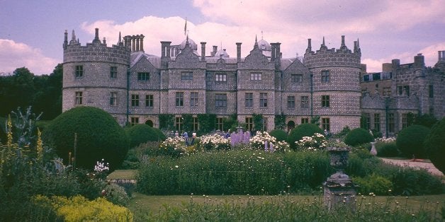 View of Longford Castle at Bodenham just south of Salisbury in Wiltshire, UK. This photo is on the Wikipedia entry.