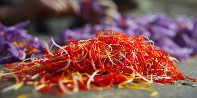 Threads are plucked from crocus flowers to make the world's most expensive spice.