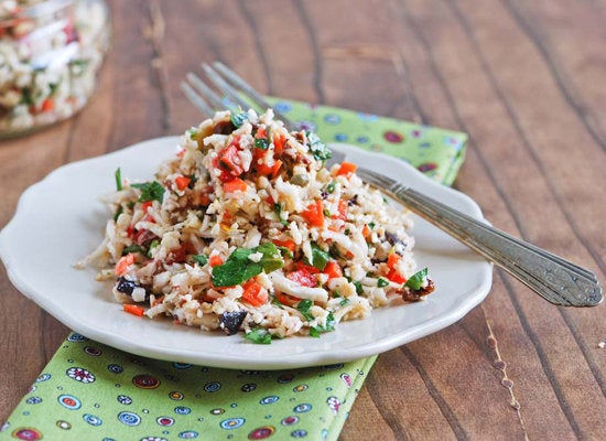 Raw Cauliflower Couscous