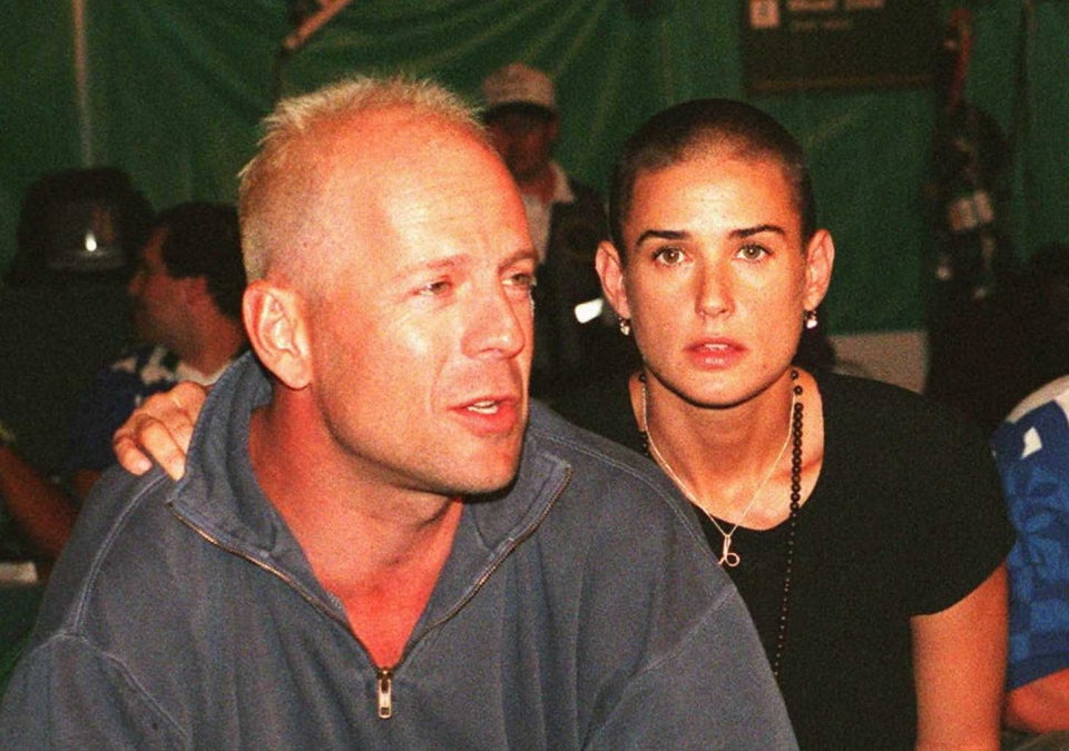 Bruce Willis and Demi Moore