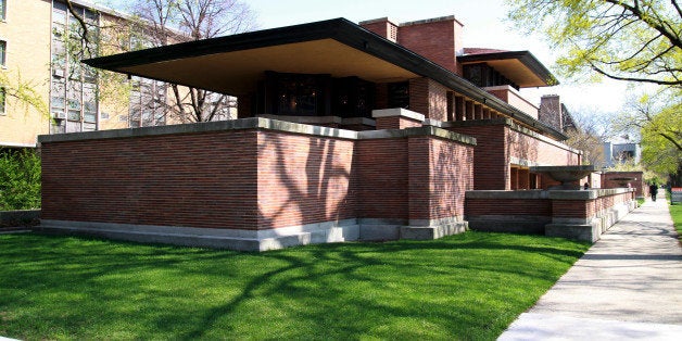 CHICAGO - MARCH 25: The Frederick C. Robie House, built between 1908-1910 and designed by famed architect Frank Lloyd Wright, in Chicago, Illinois on MARCH 25, 2011. (Photo By Raymond Boyd/Michael Ochs Archives/Getty Images)