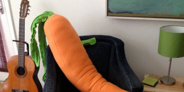 This giant carrot pillow is all you need.