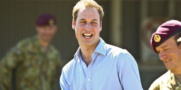 His Royal Highness Prince William of Wales after firing off some rounds at Holsworthy Army Barracks in Western Sydney. (Photo by Dallas Kilponen/The Sydney Morning Herald/Fairfax Media via Getty Images)