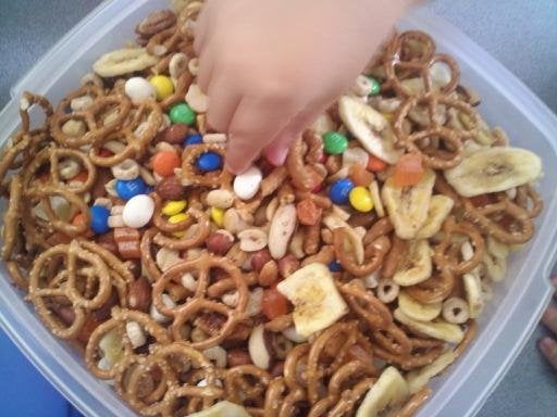 Homemade trail mix