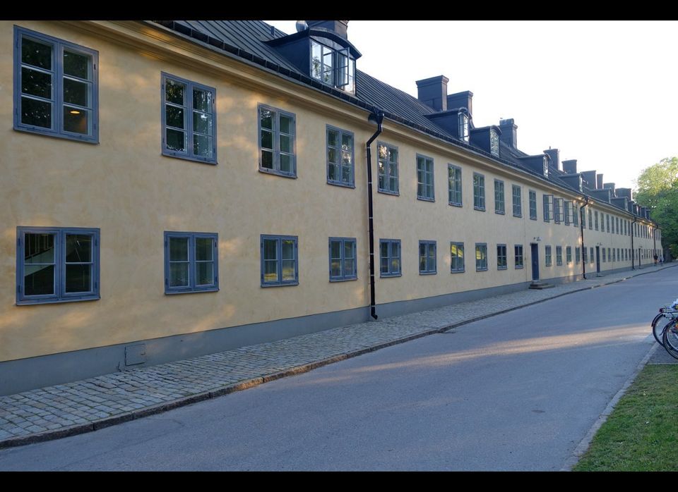 Stockholm's Hotel Skeppsholmen used to be two of these 100-meter navy barracks