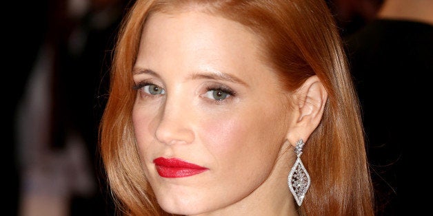 CANNES, FRANCE - MAY 17: Jessica Chastain attends 'The Disappearance of Eleanor Rigby' premiere during the 67th Annual Cannes Film Festival on May 17, 2014 in Cannes, France. (Photo by Tim Whitby/Getty Images)