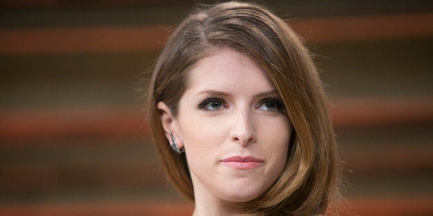 Anna Kendrick arrives at the 2014 Vanity Fair Oscar Party on March 2, 2014 in West Hollywood, California. AFP PHOTO/ADRIAN SANCHEZ-GONZALEZ (Photo credit should read ADRIAN SANCHEZ-GONZALEZ/AFP/Getty Images)