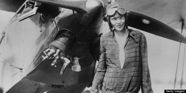 394033 03: (FILE PHOTO) Amelia Earhart stands June 14, 1928 in front of her bi-plane called 'Friendship' in Newfoundland. Carlene Mendieta, who is trying to recreate Earhart's 1928 record as the first woman to fly across the US and back again, left Rye, NY on September 5, 2001. Earhart (1898 - 1937) disappeared without trace over the Pacific Ocean in her attempt to fly around the world in 1937. (Photo by Getty Images)
