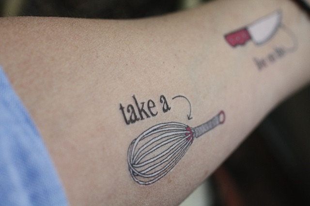 Culinary Credo Temporary Tattoos