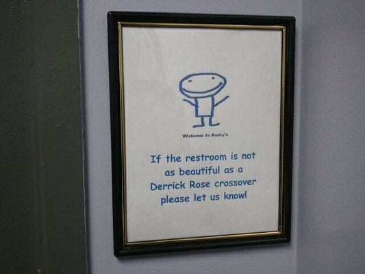 19 Funny Bathroom Signs Photos Huffpost