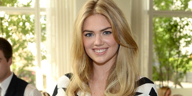 NEW YORK, NY - JULY 08: Model Kate Upton poses for the Express & Kate Upton Campaign Launch Event on July 8, 2014 in New York City. (Photo by Dimitrios Kambouris/Getty Images for Express)