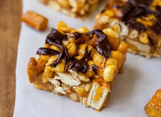 Combos Pretzel And Salted Caramel Peanut Butter Bars