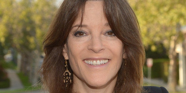 BEVERLY HILLS, CA - JUNE 25: Marianne Williamson attends the Farrah Fawcett 5th Anniversary Reception at the Farrah Fawcett