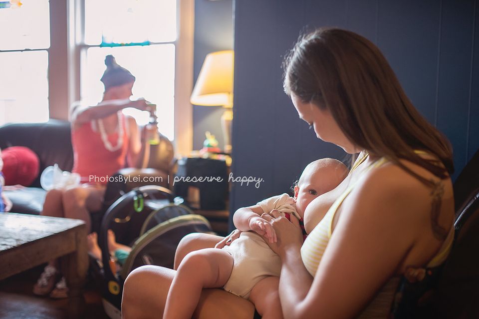 This unedited photo gallery shows what breastfeeding really does