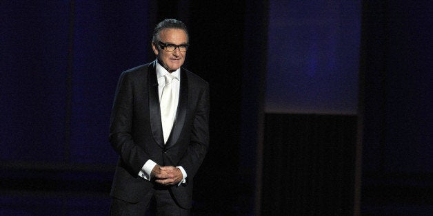 LOS ANGELES, CA - SEPTEMBER 22: Presenter Robin Williams speaks onstage during the 65th Annual Primetime Emmy Awards held at Nokia Theatre L.A. Live on September 22, 2013 in Los Angeles, California. (Photo by Kevin Winter/Getty Images)