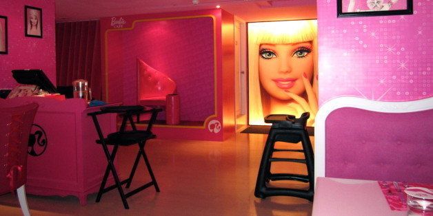 Taipei is home to the world's first Barbie Cafe.