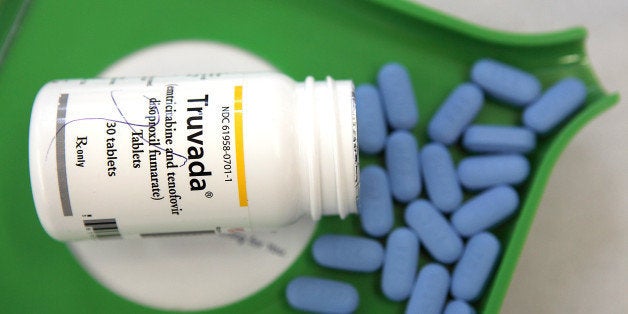 SAN ANSELMO, CA - NOVEMBER 23: A bottle of antiretroviral drug Truvada is displayed at Jack's Pharmacy on November 23, 2010 in San Anselmo, California. A study published by the New England Journal of Medicine showed that men who took the daily antiretroviral pill Truvada significantly reduced their risk of contracting HIV. (Photo Illustration by Justin Sullivan/Getty Images)