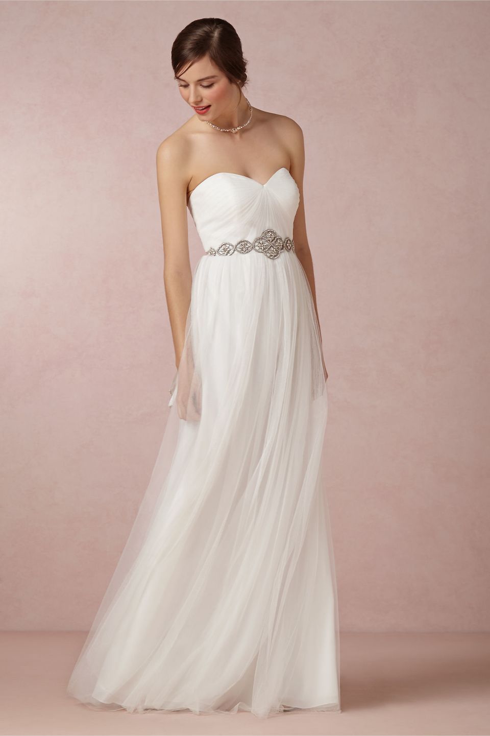 Strapless Dress With Sweetheart Neckline