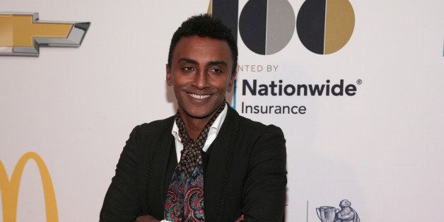 Chef Marcus Samuelsson attends the Ebony Power 100 Gala on Monday, Nov. 4, 2013 in New York. (Photo by Andy Kropa/Invision/AP)
