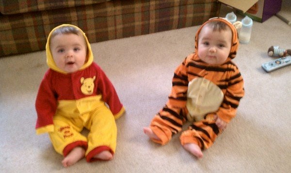 Twin baby boy halloween sales costumes