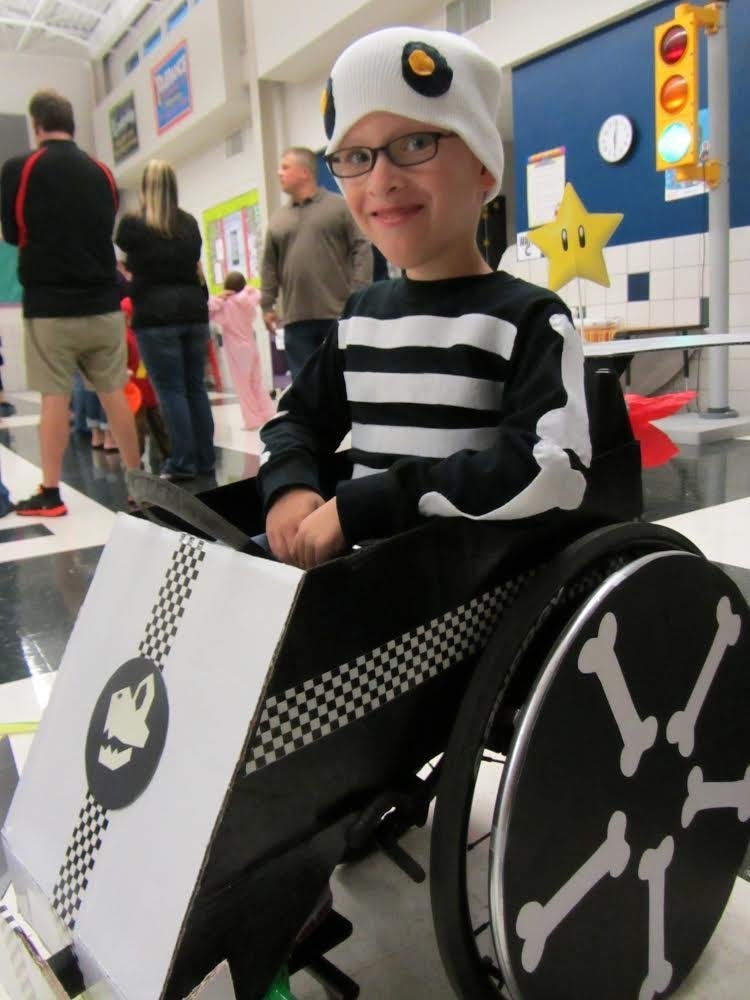 Halloween costumes wouldn't fit his son's wheelchair. Now he