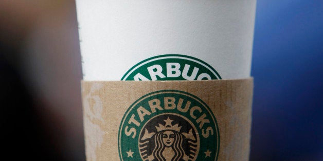 In this Monday, Jan. 24, 2011 photo, is a Starbucks drink in Coral Gables, Fla. (AP Photo/Lynne Sladky)