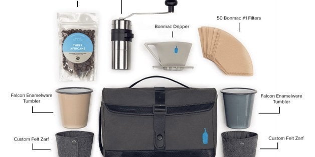 The Portable Pour Over Coffee Kit Has 