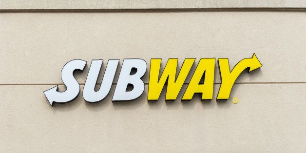 TORONTO, CANADA - 2014/06/20: Subway is an American fast food restaurant franchise that primarily sells submarine sandwiches (subs) and salads. Subway is one fastest growing franchises in the world,. (Photo by Roberto Machado Noa/LightRocket via Getty Images)