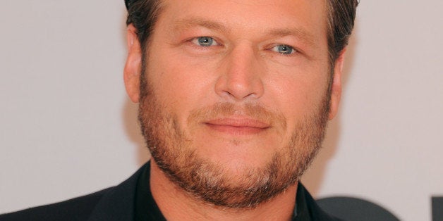 Blake Shelton arrives at the 47th annual CMA Awards at Bridgestone Arena on Wednesday, Nov. 6, 2013, in Nashville, Tenn. (Photo by Evan Agostini/Invision/AP)