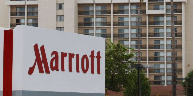 The exterior of a Marriott hotel is viewed in Santa Clara, Calif., Tuesday, Oct. 5, 2010. Marriott International Inc. will let investors know on Wednesday, Oct. 6, 2010, if it is seeing any signs of recovery when it reports its third-quarter results after the stock market closes. (AP Photo/Paul Sakuma)