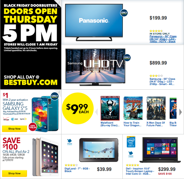 Best Buy Black Friday Deals 2014