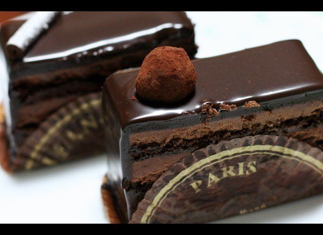 Gâteau au chocolat Le Marais. Pâtisserie chocolat Jean-Paul Hévin