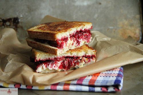 Roasted Turkey Cranberry And Brie Sandwich