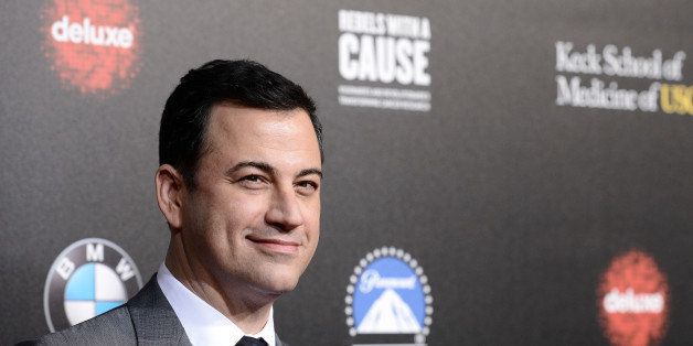 FILE - In this March 20, 2014, file photo, television personality and event host Jimmy Kimmel attends the 2nd Annual "Rebels With a Cause" Gala benefiting the USC Center for Applied Molecular Medicine at Paramount Pictures Studios in Los Angeles. Computer security software firm McAfee says the talk-show host is the most dangerous celebrity to search for online. The company said Tuesday, Sept. 30, 2014, that a search for Kimmel carries a 19 percent chance of landing on a website that has tested positive for spyware, viruses or malware. (Photo by Dan Steinberg/Invision/AP, File)