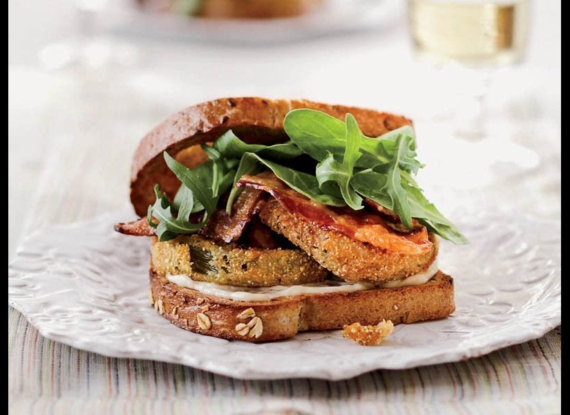 Fried Green Tomato BLTs