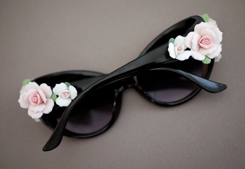 DIY Floral Sunglasses